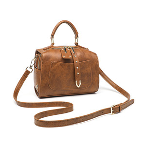 2025 Offre Spéciale haute qualité femmes unique épaule oreiller Vintage couleur Pure décontracté fourre-tout concepteur sacs à main fermeture éclair douceur - Product Image 3