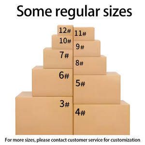 二重壁大型厚型頑丈な配送用ボックス、5層段ボールカートン、カスタムサイズ段ボール箱、引っ越し用カートン - Product Image 4