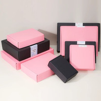 Großhandel Rosa Wellpappe-Kartons mit Schaumstoffeinlage Anpassbare Nachhaltige Verpackung für Süßigkeiten, Schuhe und Kleinunternehmen