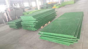 Rejillas moldeadas FRP de hilo libre de álcali personalizadas anticorrosión de larga duración para lavado de coches y plataforma en alta mar - Product Image 5