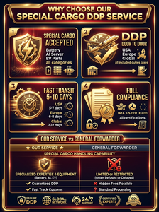 Spedizione Speciale di Carichi per Batterie, Server AI, Veicoli Elettrici dalla Cina agli USA - Spedizioniere Aereo DDP Globale per Merci Sensibili - Product Image 3