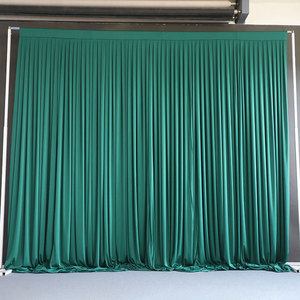 Tenda Moderna 3x3m con 3 Pieghe in Tessuto Setoso, Fondale Spesso con Tasca Superiore da 8cm per Decorazioni di Matrimoni e Feste - Personalizzabile - Product Image 3