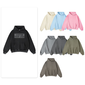 Sudadera con Capucha para Hombre, Venta al Por Mayor de Fábrica, Tejido de Rizo de 500 g/m², 100% Algodón, Corte Holgado, Diseño Forrado, Logotipo Personalizado Impreso - Product Image 2