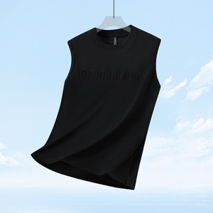 Camiseta sin Mangas Personalizada con Logotipo para Hombre, Informal, Ecológica y de Secado Rápido, Tejido de Algodón de Alta Calidad que se Suaviza con Cada Lavado - Product Image 2
