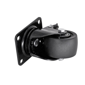 Ruedas Giratorias de 45 mm de Ancho, Ruedas de Perfil Bajo de 3 Pulgadas, Capacidad de Carga Pesada de 350 kg, Ruedas Industriales - Product Image 5