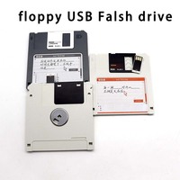 Pendrive de pulgar especial 4GB 8GB 16Gb 32GB 64GB 128GB Pen Music Memory Stick Floppy Disk Usb Flash Drive Floppy Usb Flash Drive