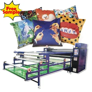 Large Fabric Roll To Roll Calender T-shirt Roller Heat Press Transfer Sublimation Printing Machine From Factory China