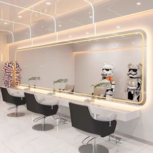Miroir mural éclairé par LED, grand miroir de coiffeuse rétroéclairé pour salon de coiffure, salon de beauté - Product Image 1