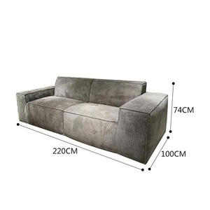 गर्म बिक्री संपीड़न सोफे उच्च घनत्व फोम एर्गोनोमिक डिजाइन कॉम्पैक्ट पैकेजिंग आधुनिक शैली सोफे स्थापित करने के लिए आसान - Product Image 5