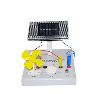 DIY 태양 광 발전 회로 모델 장난감 쉬운 교육 물리학 실험실 교육 보조 상자 과학 실험실 장비 학교 물리