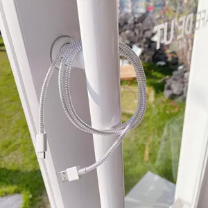 Cocok untuk perlindungan kabel data ponsel untuk Oppo Huawei vivo kabel pengisi daya Apple kabel putar tali pelindung antirusak