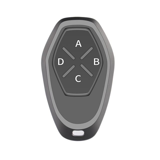 Remote Control Wireless Transmitter 4 Button Keys 433mhz Rolling/Learning Code YET2212