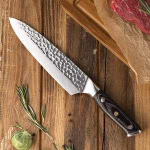 <span class=keywords><strong>Couteau</strong></span> à manche en bois Pakko allemand 1.4116 en acier inoxydable de 8 pouces, <span class=keywords><strong>couteau</strong></span> de cuisine et <span class=keywords><strong>couteau</strong></span> de <span class=keywords><strong>chef</strong></span>, texture forgée - Product Image 2