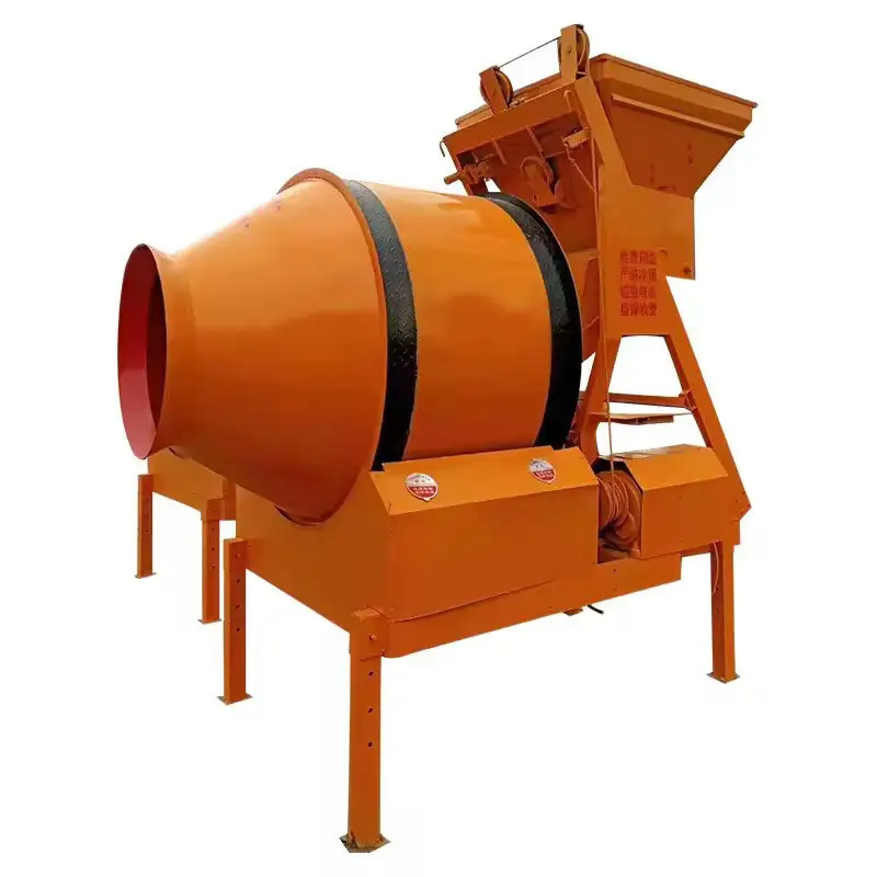 Engineering Construction Cement Automatic Diesel Mixer Large Capacity Tipping Bucket Mortar Mixing Equipment Concrete Mixer