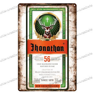 Targhe in Metallo Retrò 'German <span class=keywords><strong>Digestif</strong></span>' per Caffè, Pub, Discoteca, Decorazione Casa Stile Vintage - Product Image 5