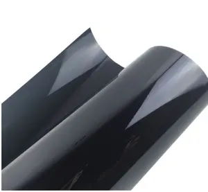 50cmx3m汽车黑烟贴纸15% vlt车窗着色带DIY工具隔热1层车窗胶水着色膜