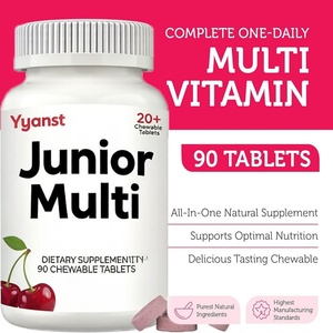 Multivitamines de haute qualité pour enfants, plus de 20 vitamines et minéraux en comprimés, favorise une nutrition optimale, formule sans allergènes - Product Image 3