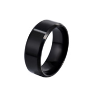 Mode Custom Name Letter Matte Ring Jungen Herren Vergoldete Ringe Schmuck Mann Blank Edelstahl Ring für Männer