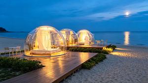 Casa Burbuja Transparente Personalizada de PC, Villa Prefabricada Impermeable para Glamping al Aire Libre con Vista a la Cielo Estrellado, para Resort, Camping <span class=keywords><strong>y</strong></span> Hotel - Product Image 4