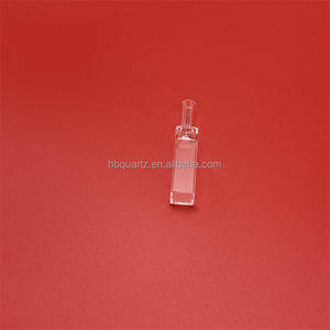 Fluorimètre optique de cuvette en verre de quartz Q714 de polissage de haute pureté retangular avec le joint gradué pour des spectrophotomètres - Product Image 2