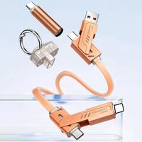 Câble de charge rapide 240W 5 en 1, type C, USB-A, chargeur portable multifonction avec allume-cigare