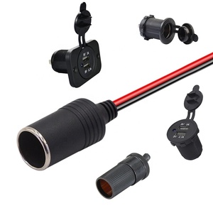 Ổ Cắm Thuốc Lá Xe Hơi Mở Rộng Có Cáp Để Sạc Pin 12-24V - Product Image 1