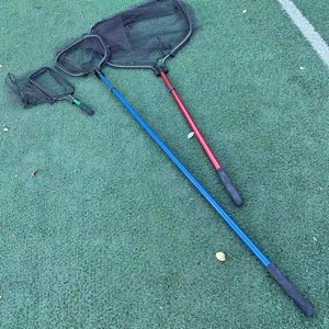 Nouvelle épuisette de pêche à la carpe Seehoo OEM 1,8m <span class=keywords><strong>3m</strong></span> en nylon et caoutchouc, filet de pêche télescopique pliable en carbone 3K avec caoutchouc - Product Image 6
