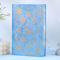 Carnet de notes de luxe léger avec dorure à chaud, reliure en fil de papier, pages intérieures épaissies, parfait pour l'écriture portable et l'enregistrement, idéal comme cadeau