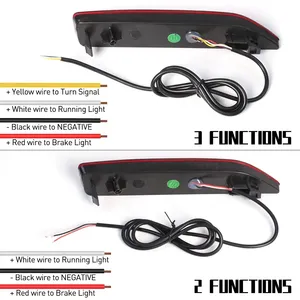 2 Piezas de Reflectores LED Traseros para Parachoques, Estándar, Gran Venta, Sin Errores, para <span class=keywords><strong>Honda</strong></span> CR-V 2007 2008 <span class=keywords><strong>2009</strong></span> 33555SWAH01 - Product Image 5