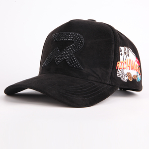 หมวกเบสบอลขอบผ้าซาตินประดับพลอยเทียม5แผงตามสั่งผู้ผลิตหมวกเบสบอลโลโก้ gorras สำหรับกีฬาวิ่ง - Product Image 4