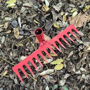 JUNQIAO Fabricant chinois de vente en gros de qualité 14 dents en acier manche en bois poignée de sac ergonomique garantie de 3 ans râteau <span class=keywords><strong>à</strong></span> <span class=keywords><strong>olives</strong></span> - Product Image 1