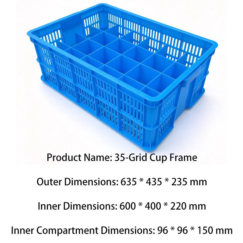 Togo Rack Divided Basket Glassware Drying Rack for Kitchen Storage Stackable ...