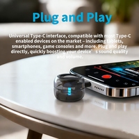 Speaker Bluetooth Inveer Desain Paten, Plug and Play dengan Output USB C, Output 2W Model M06Pro untuk Ponsel