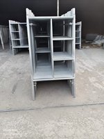 Plataforma de Andamio Plegable Galvanizada Q235 Industrial Personalizable, Resistente a la Corrosión, con Estructura en H, para la Construcción de Puentes