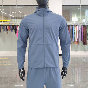<span class=keywords><strong>Tuta</strong></span> Sportiva Personalizzata con Logo, in Poliestere Tecnico, con Zip Intera, Felpa con Cappuccio e Pantaloni Jogger, Set da Due Pezzi per Uomo - Product Image 5