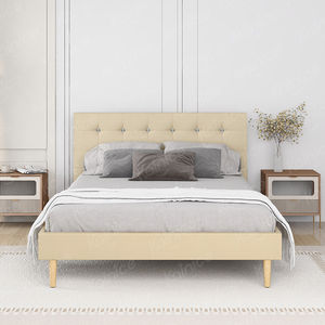 קינס שחור מודרני מיטות מיטות ריהוט סיני מיטת רהיטי סיני מסגרת גרב גרב לבן pu עור גלאם מבנה גוף יהלום מבנה מיטה מלך - Product Image 5