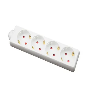 HAOYONG Prise d'extension européenne Multi Plugs Rallonge Multiprises Prise de protection contre les surtensions