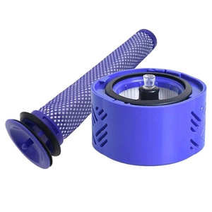 2 Pcs V6 V7 Compatible Profilter Post Vacuum Cleaner HEPA PET Filters Electric Power for Household Use Replacement - Product Image 3