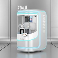 Mesin Pembuat Es Krim Fungsi Ganda Mesin Pembuat Es Krim Lembut Mesin Penjual Minuman dan Camilan Semi-otomatis Pembersihan Stainless Steel