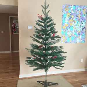 Árbol de Navidad Artificial Económico de 100 cm, Pequeño Árbol de Navidad Decorativo para Escritorio - Product Image 4