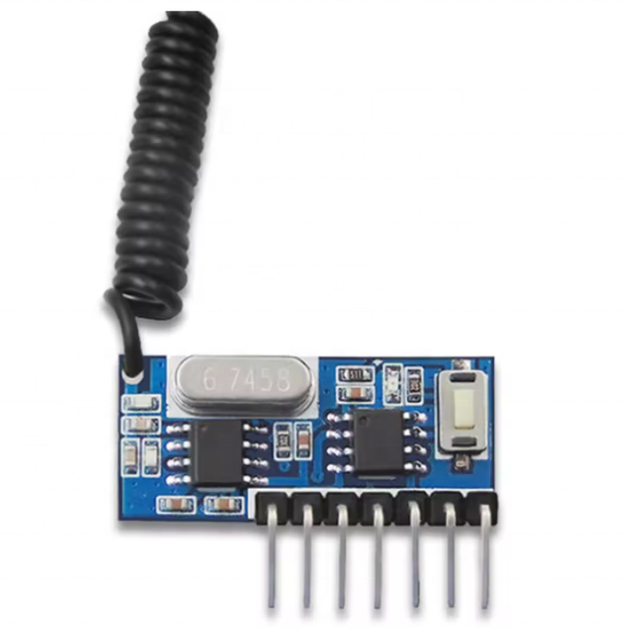 4 Channel 315/433mhz Wireless RF Receiver Board Learning EV1527 Coding Mode Decoder Module Point Self-locking