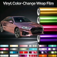 Film de protection de peinture (PPF) en vinyle auto-cicatrisant, hydrophobe, TPU premium, résistant aux rayures, anti-UV, durable, couleur violet métallisé