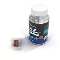 Gummies véganes Maca Plus 300mg, Complément Herbal, OEM ODM Marque Privée, Soutien Énergétique Hommes, Usine GMP, Faible MOQ, Logo Personnalisé