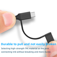 Nouveau câble USB 4 en 1 câble de données multifonctionnel adapté au téléphone PD type-c câble de charge rapide