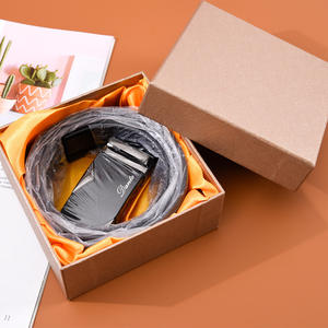 Ceintures en cuir pour hommes Usine Vente en gros avec logo personnalisé Emballage Carton Boîte de papier - Product Image 2