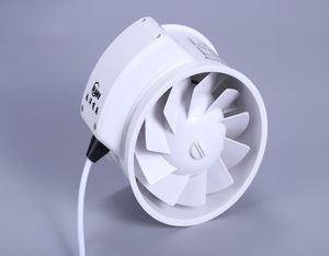 Ventilador de conducto de flujo mixto de 2 velocidades con controlador de retardo aplicable para el sitio comercial doméstico ventilador en línea automático - Product Image 4
