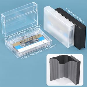 Sunshing âm thanh trống Cassette trường hợp VHS bảo vệ trường hợp trò chơi ghi âm Cassette Băng trường hợp âm thanh chống bụi hộp lưu trữ với phim - Product Image 1
