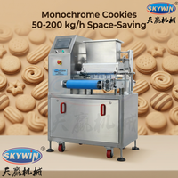 SKYWIN2026 Nouvelle Machine Économique de Fabrication de Biscuits à Une Couleur pour Boulangerie, Dimensions Réglables, Farine et Eau, Garantie 1 An