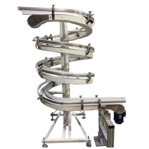 Sıcak satış Spiral POM modüler konveyör bandı vidalı alüminyum eğimli endüstriyel gıda içecek taşımacılığı için kullanılır - Product Image 4