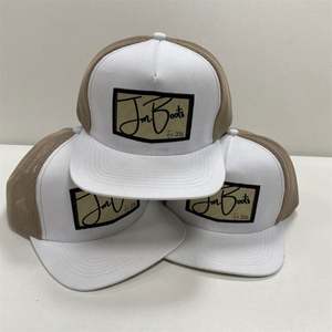 Gorra Trucker Personalizada de Alta Calidad con 5 Paneles, Parche Bordado con Logotipo, Malla y Cierre a Presión, Gorras de Algodón de Dos Tonos, Gorras Trucker al por Mayor - Product Image 1